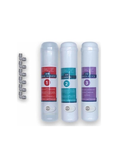 Foks Ihlas Aura Cebilon Inline Su Arıtma Cihazı 3'lü Set