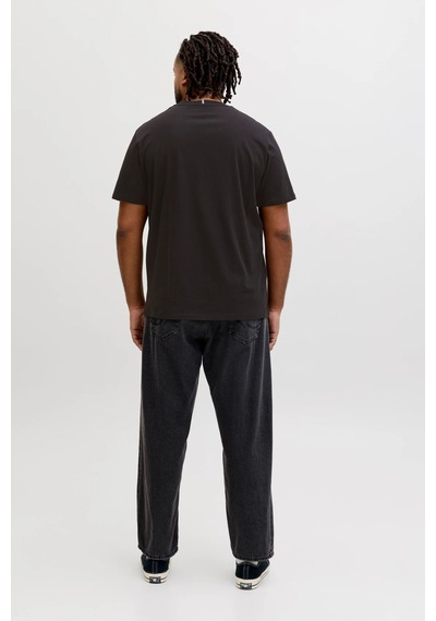 Jack & Jones Erkek T Shirt 12298472 Siyah Siyah