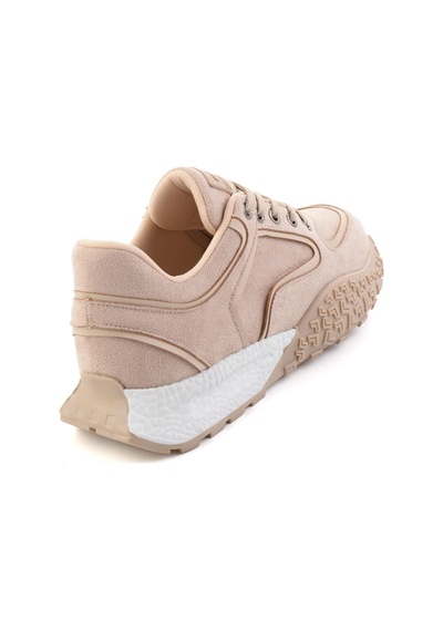 Bambi Bej Süet Kadın Sneaker K01313003272