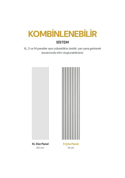 Vilo Mpc S Çıta Duvar Paneli Soft White 265cm Yapıştırmalı Montaj - Neme Ve Darbeye Dayanıklı
