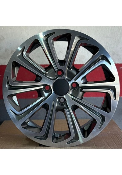 4 100 15 6.5 Et35 Ch67.1 Gun Metal Diamond Tek Jant