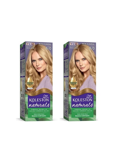Jenerik Naturals Saç Boyası Açık Kumral 8/0 2x Paket