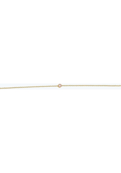 Altınbaş Pembe Taşlı Altın Bileklik Blıntgk020-25295 Sarı Altın