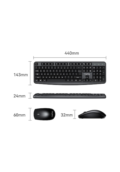 Veggieg Mk700 2.4ghz Kablosuz Multimedia Türkçe Q Klavye Mouse Seti Optik