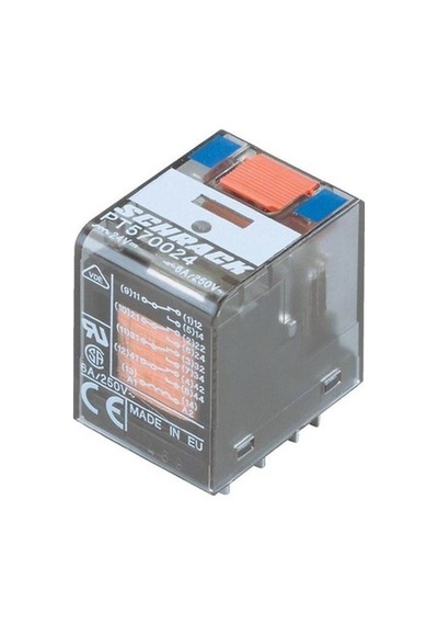 Schrack Pt570024 Röle 24V Dc 6A 14 Pin 4Kontak