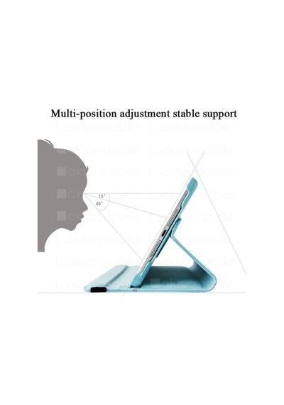 Apple Uyumlu Ipad 9. Nesil 2021 10.2" Inc Kılıf 360 Dönebilen Akıllı Kapak Standlı Kılıf Uyku Modlu Arka Kapak