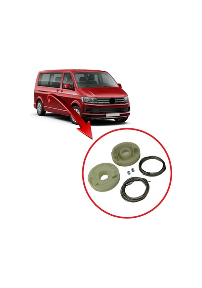 Volkswagen T5, T6 Caravella Orta Sürgü Kapı Tamir Takımı 7e1843872
