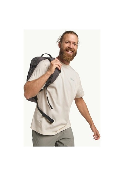 Jack Wolfskin Essential T M Erkek Tshirt SİYAH