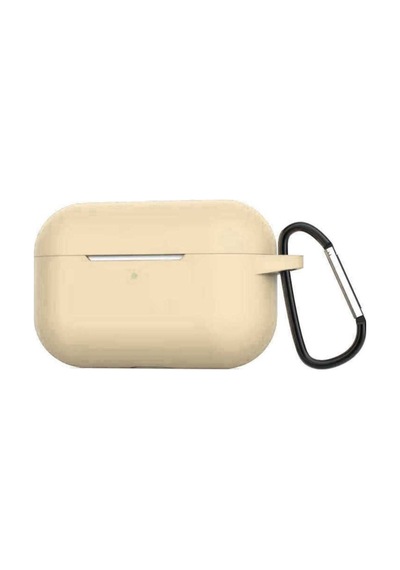 Apple AirPods Uyumlu Pro Kılıf Zore Airbag Silikon Gold