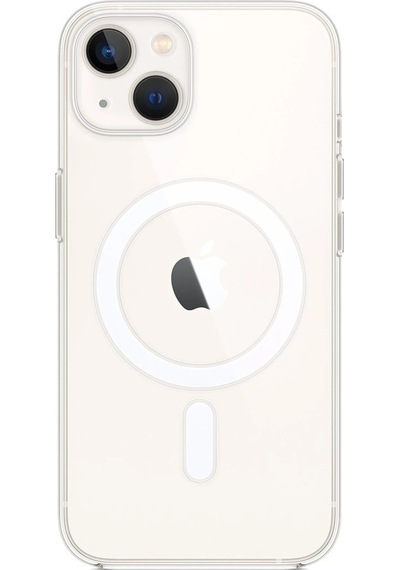 Apple iPhone Uyumlu  15 Plus Kılıf Pc Real Magsafe Kapak -  Şeffaf