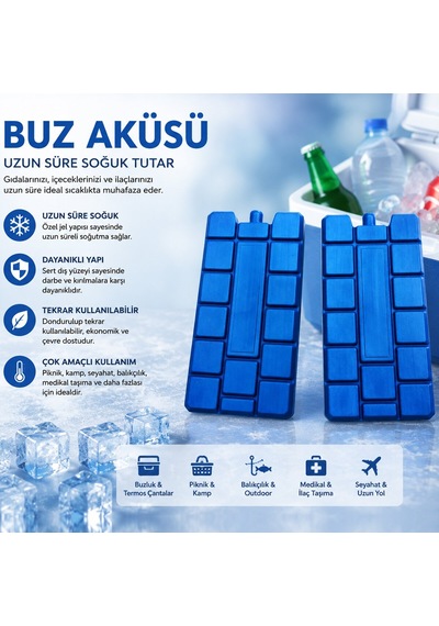 İbico Dolu Plastik Buz Aküsü- 45'li Paket Diğer