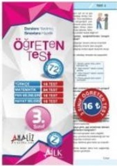 3.Sınıf Tüm Dersler Yaprak Test - Analiz Yayınları