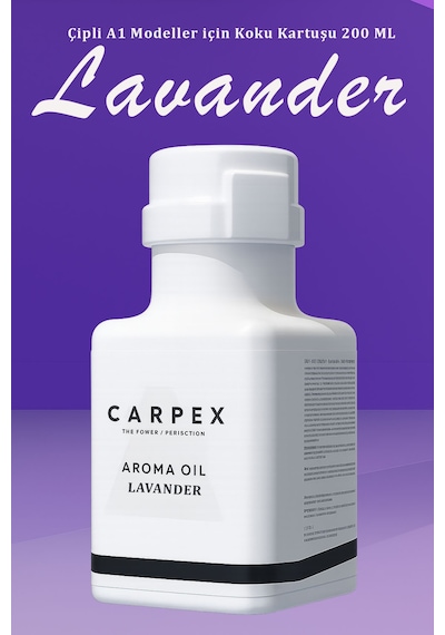 Carpex A1 Çipli Modeller İçin 200 Ml Lavander Koku Kartuş A1 Pro 900-x Ve A1 Eco-x Modeller İçin Uyumludur Karışık