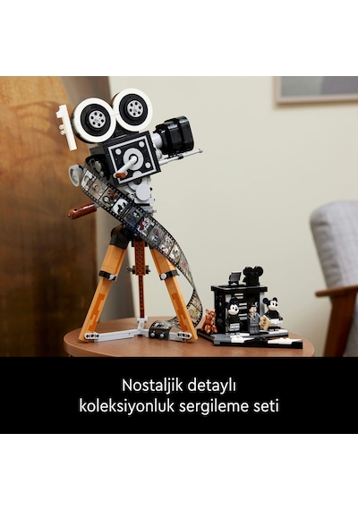 LEGO® │ Disney Walt Disney Hatırası Kamera 43230 - Yetişkinler için Model Yapım Seti (811 Parça)