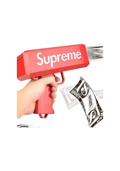 Supreme Para Tabancası + Ekstra Oyuncak Para - -378