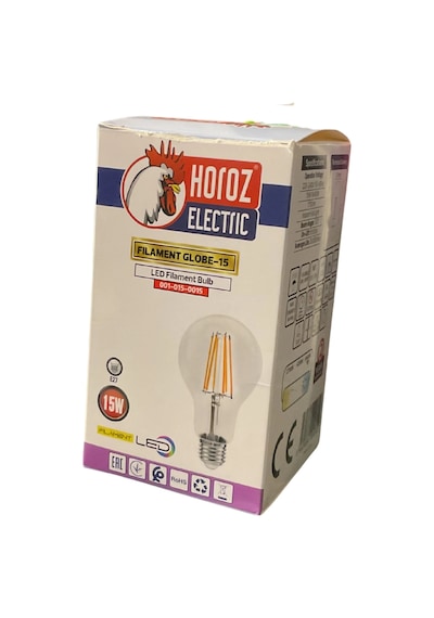 Horoz 001-015-0015 Led Filament Ampul 15w Beyaz Işık E27 Duy
