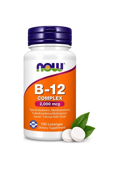 Now Vitamin B-12 Complex 2.000 Mcg - 100 Lozenges