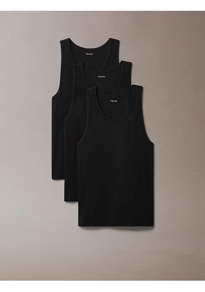 Erkek Tank 3pk T-shirt Siyah