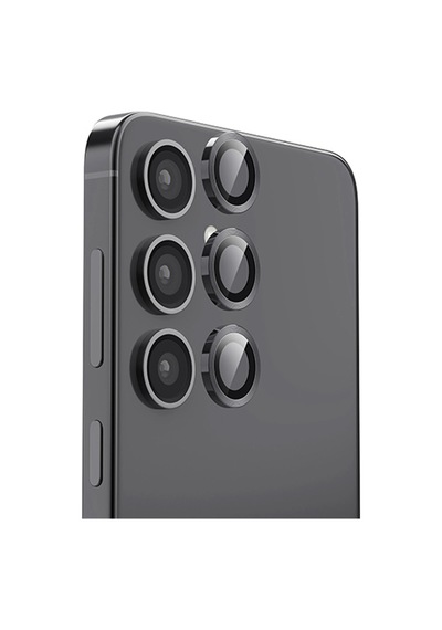 Samsung Galaxy Uyumlu S24 Fe Raze Metal Kamera Lens - Siyah - 100 Çok Renkli