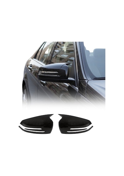 Mercedes E Serisi W212 Uyumlu Yarasa Ayna Kapağı Pianoblack İthal Abs Plastik A+ Kalite