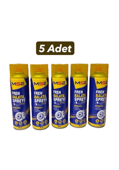 5'li Ekonomik Paket Fren Balata Temizleme Spreyi 500 Ml