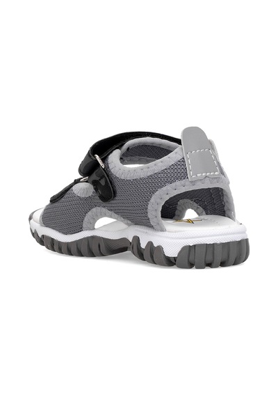 Elit Şa-p-022-25y Patik Erkek Çocuk Düz Sandalet Gri Gri