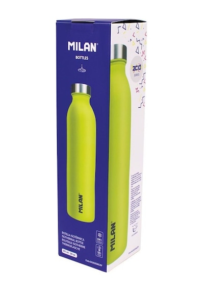 Milan 643020ACDY Acıd Paslanmaz Termos Matara Sarı 591 ML Sarı