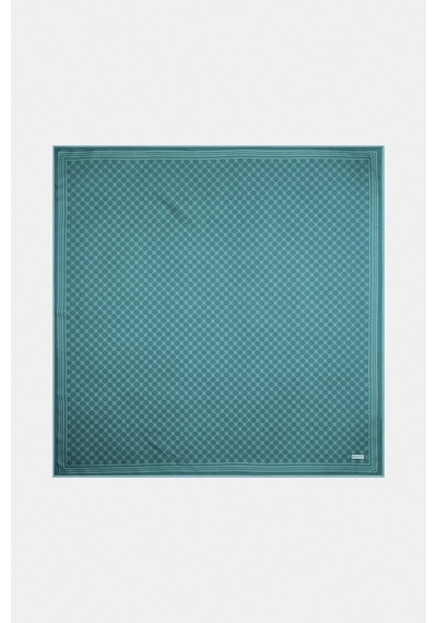 Vakko Twill İpek Eşarp - Özel Seri - Petrol Yeşili