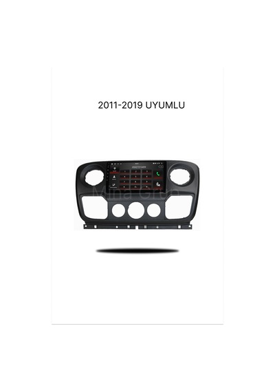 Snp Serisi Renault Master 3 2011 - 2019 Uyumlu 4-64gb Hafıza Multimedya Sistemi Ve Geri Görüş Kamerası 10"