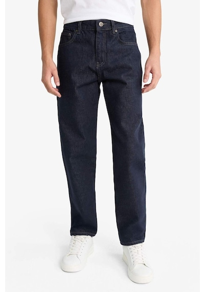 Defacto Relax Tapered Fit Dar Paça Jean Pantolon G1195ax25aunm34 Mavi