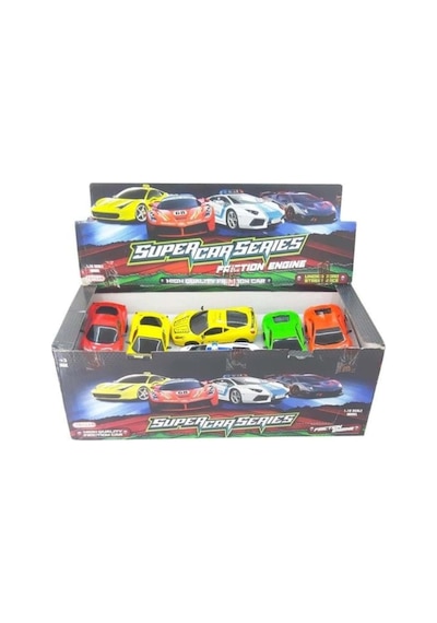 Toysan 1:16 Sürtmeli Araba Standlı Toy-84 1 Adet