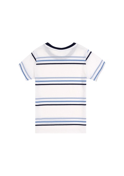 U.S. Polo Assn. Erkek Çocuk Beyaz Bisiklet Yaka Tişört 50284821-VR013