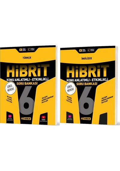 Hız 2026 6. Sınıf Türkçe + İngilizce Hibrit - Konu Seti 2 Kitap