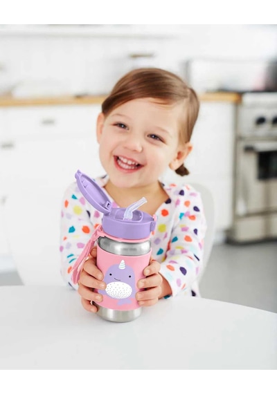 Skip Hop Zoo Pipetli Paslanmaz Çelik Suluk Narwhal Karışık