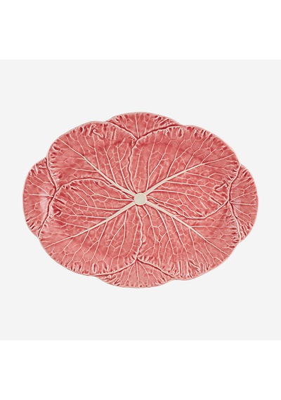 Pembe Seramik Servis Tabağı 43 Cm