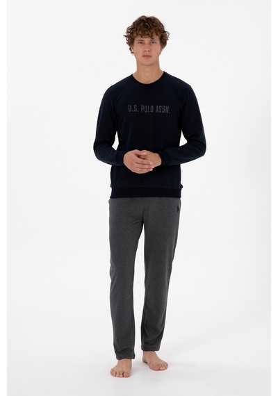 U.s. Polo Assn. Erkek Lacivert Pijama Takım 50318593-vr033 Lacivert