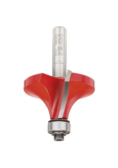 Bosch Expert Serisi Ahşap İçin Çift Oluklu, Sert Metal Bilye Yataklı Yuvarlama Frezesi 8*15,90*64mm
