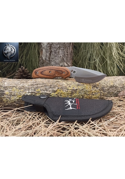 Buck Survival Kydex Kılıflı 20 CM Avcı Dağcı Paslanmaz Kamp Bıçağı