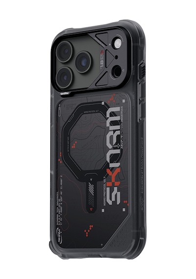 İphone 18 Pro Uyumlu Kılıf M-safe Şarj Özellikli Skinarma Sonar Kapak Siyah