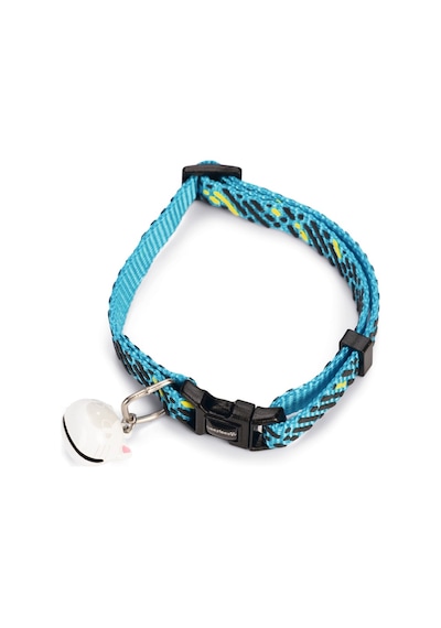 Hnrlıshp Beeztees Kedi Boyun Tasması, Zilli, Mavi, 20-30cm