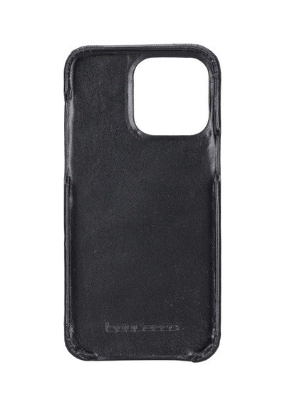 Bouletta Apple İphone 14 Pro Max Uyumlu Deri Arka Kapak F360 Rst1