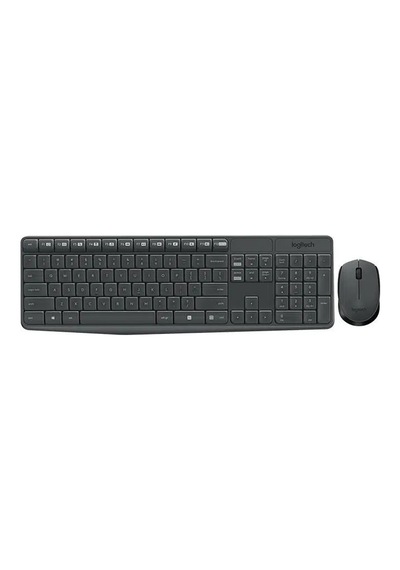 Logıtech Mk235 Q Tr Kablosuz Klavye Mouse Set Gri 920-007925 Lazer