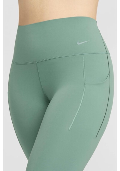 Nike Universa Medium Support High Rise Full Length Kadın Yüksek Bel 2 Cepli Toparlayıcı Tayt Yeşil