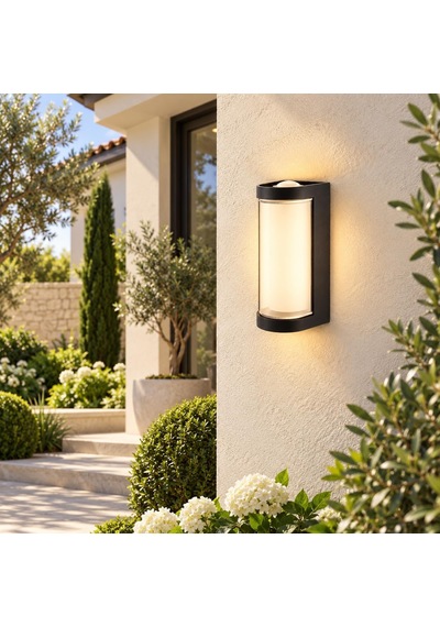 Tr Lara 9w Led Dış Mekan Duvar Apliği 3200k Gün Işığı, 830 Lümen, Ip44, 220v, Bahçe Balkon Ve Cephe Aydın Genel
