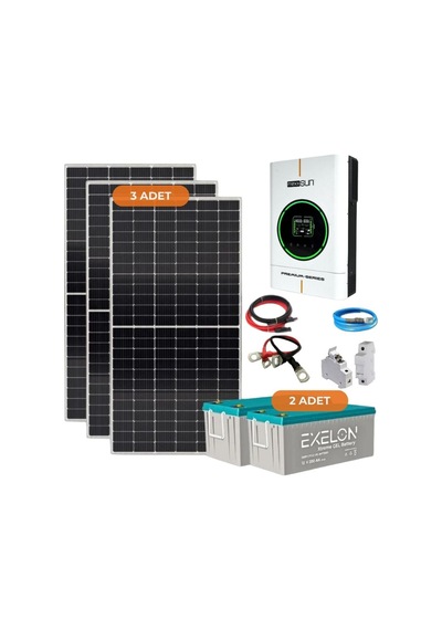 Yapı Solar 4 Kw Hazır Solar Enerji Paketi Exe-200-4