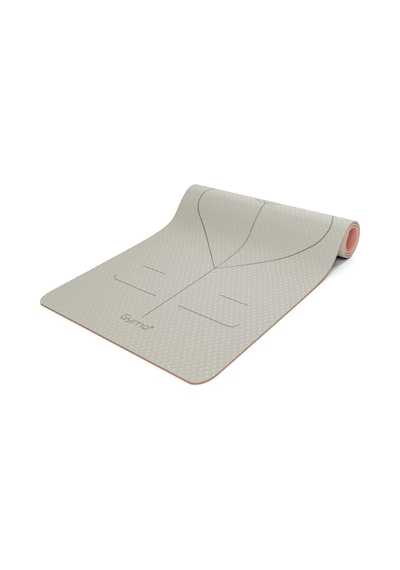 Gymo Pro Series Hizalamalı 6mm Tpe Yoga Matı Pilates Minderi 183x66mm Bej
