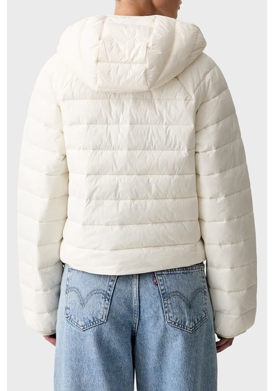 Calvin Klein Kapitoneli Regular Fit Kapüşon Yaka Mont Lv047g505gyas Bayan Mont Lv047g505g Yas Krem