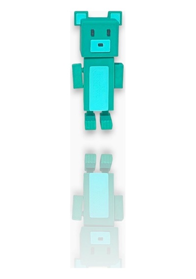 Super Adventure Bears - Ayı , Baaren Ve Şika Kaliteli Loy3d 9 Cm Yeşil