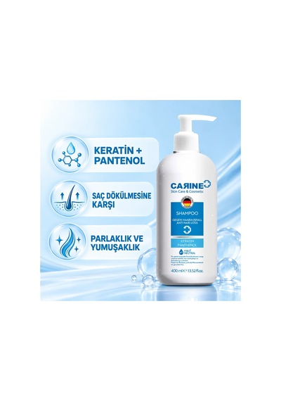 Carine Saç Dökülmesine Karşı Şampuan 400 Ml - Saç Kökü Bakım Desteği