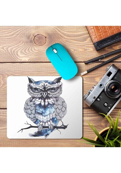 Baykuş Owl 2 Baskılı Mouse Pad Mousepad.jpg